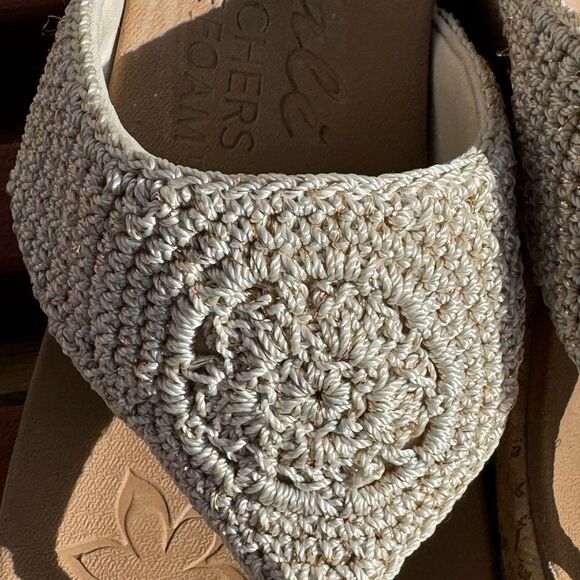 Skechers Cali Women's Beverlee Wedge Sandal EUC SZ 11 - Picture 6 of 10